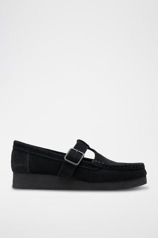 Mocasines de nobuk WallabeeEVOBar - Negro