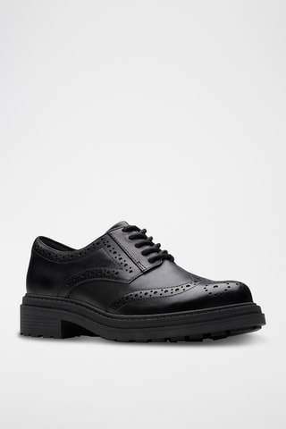 Derbies de piel con plataforma Orinoco3 - Negro