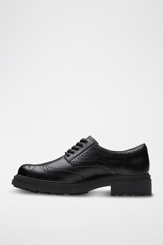 Derbies de piel con plataforma Orinoco3 - Negro