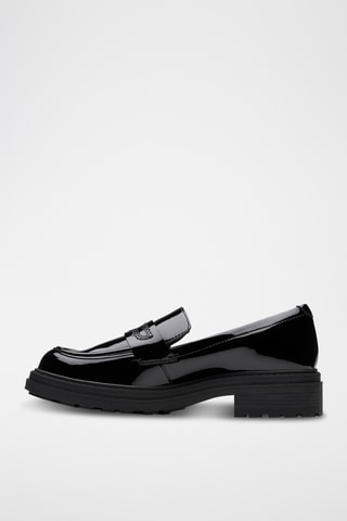 Mocasines de piel con plataforma Orinoco3 - Negro