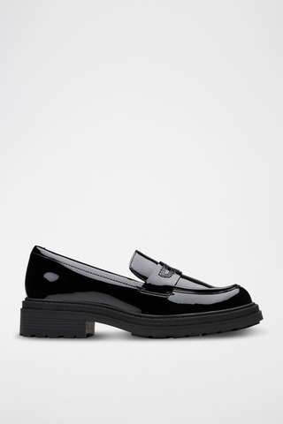 Mocasines de piel con plataforma Orinoco3 - Negro