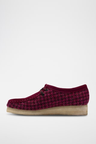 Mocasines de piel de cuña Wallabee - Burdeos
