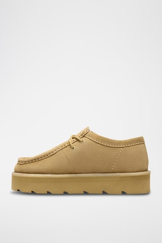 Derbies de nobuk con plataforma Meare - Beige