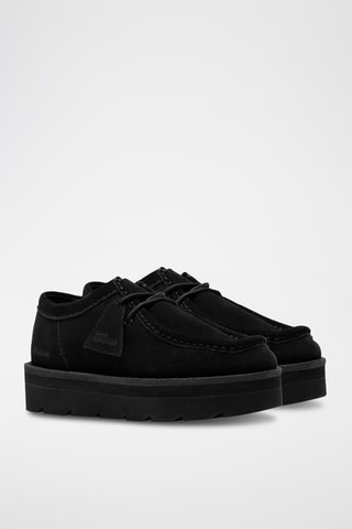 Mocasines de nobuk con plataforma Meare - Negro
