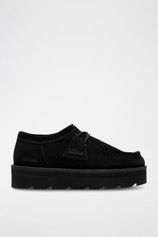 Mocasines de nobuk con plataforma Meare - Negro