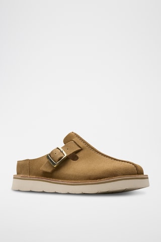 Zuecos de nobuk Solsbury - Beige