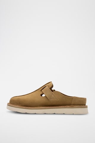 Zuecos de nobuk Solsbury - Beige