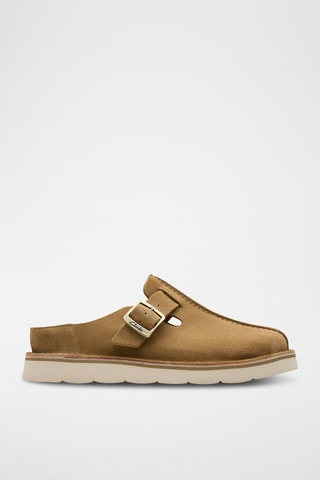 Zuecos de nobuk Solsbury - Beige