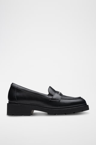 Mocasines de piel con plataforma Lauryl - Negro