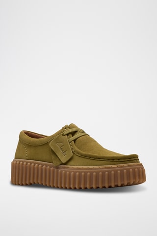 Derbies de nobuk con plataforma Torhill - Caqui