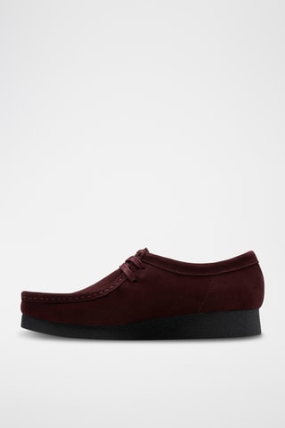 Mocasines de nobuk de cuña WallabeeEVOSh - Burdeos
