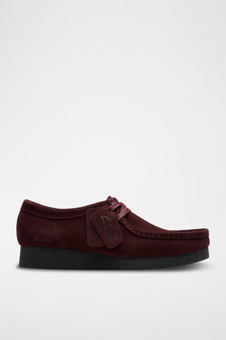 Mocasines de nobuk de cuña WallabeeEVOSh - Burdeos