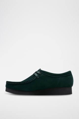 Mocasines de nobuk WallabeeEVOSh - Verde oscuro