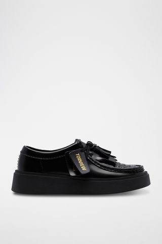Derbies de piel con plataforma Torview - Negro