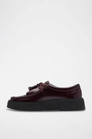 Mocasines de piel con plataforma Torview - Burdeos