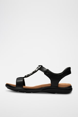Sandalias de piel Kitly - Negro