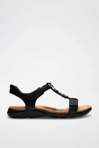 Sandalias de piel Kitly - Negro
