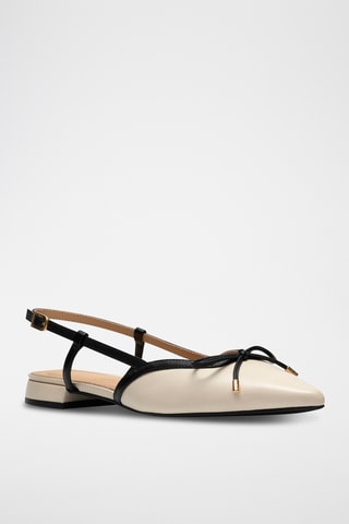 Zapatos de piel de tacón Sensa15 - Crema