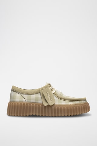 Zapatillas de piel con plataforma Torhill - Beige