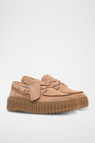 Náuticos de nobuk con plataforma Torhill - Beige