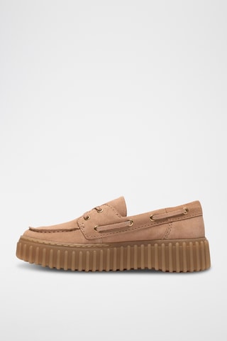 Náuticos de nobuk con plataforma Torhill - Beige