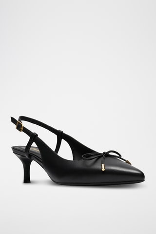 Escarpins en cuir Zarey - Noir