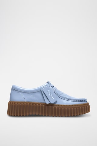 Derbies de piel con plataforma Torhill - Celeste