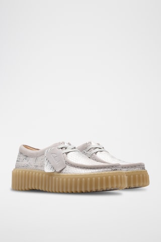 Derbies de piel con plataforma Torhill - Plateado