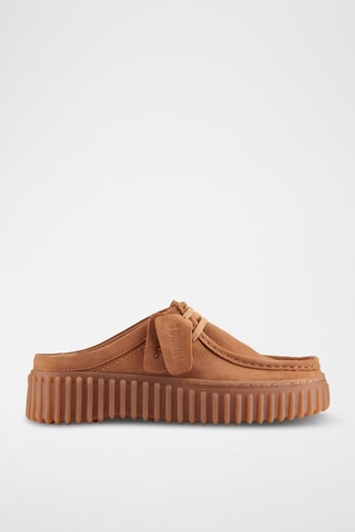 Sandalias de nobuk con plataforma Torhill - Beige