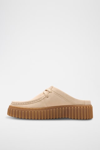 Sandalias de nobuk con plataforma Torhill - Crudo