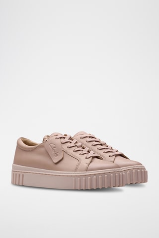 Zapatillas de piel con plataforma Mayhill - Rosa