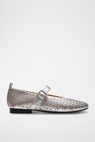Babies de piel Fawna - Plateado