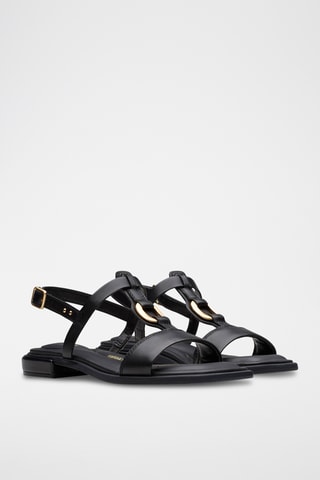 Sandalias de piel Ariany - Negro
