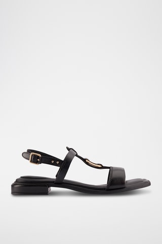 Sandalias de piel Ariany - Negro