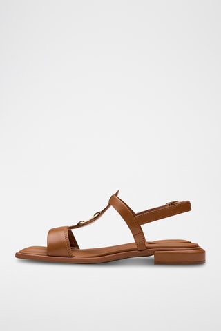 Sandalias de piel Ariany - Marrón