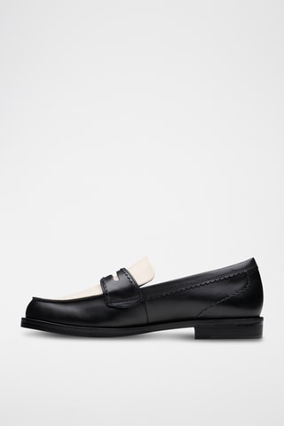 Mocasines de piel Straven - Negro