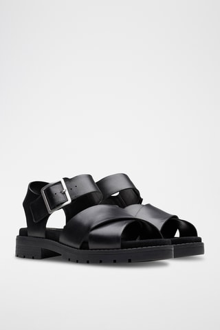 Sandalias de piel Orinoco - Negro
