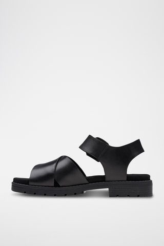 Sandalias de piel Orinoco - Negro
