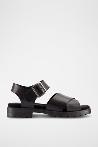 Sandalias de piel Orinoco - Negro