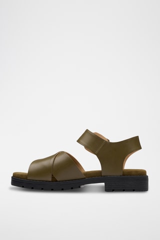 Sandalias de piel Orinoco - Verde