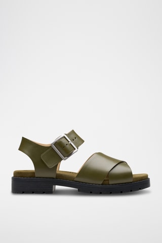 Sandalias de piel Orinoco - Verde