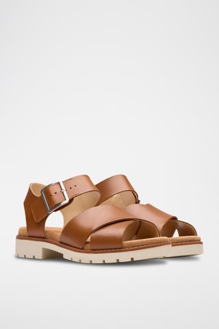 Sandalias de piel Orinoco - Marrón