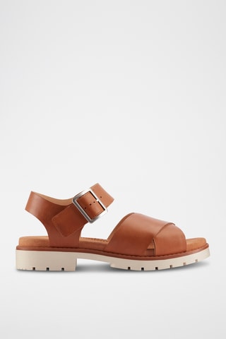 Sandalias de piel Orinoco - Marrón