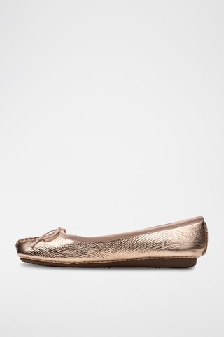 Bailarinas de piel Freckle - Cobrizo