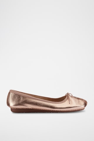 Bailarinas de piel Freckle - Cobrizo