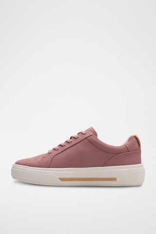 Zapatillas de nobuk con plataforma Hollyhock - Rosa