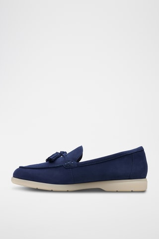 Mocasines de nobuk Narini - Azul marino