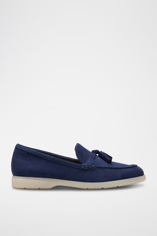 Mocasines de nobuk Narini - Azul marino