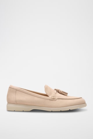 Mocasines de nobuk Narini - Beige