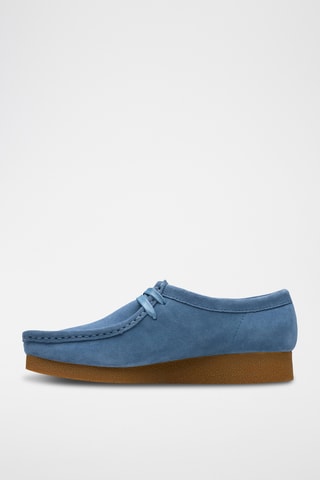 Mocasines de nobuk de cuña WallabeeEVOSh - Azul
